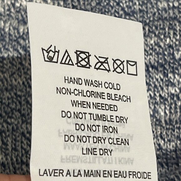 La Blanca Palazzo Pant Womens 1X Heathered Blue Wide Leg Pull On Cover‎ Up Beach - Picture 10 of 10